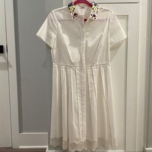 Elie Tahari | White Shirt Dress